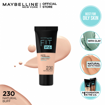 Maybelline Fit Me Matte and Poreless Foundation 30ml Pakistan- trendifypk